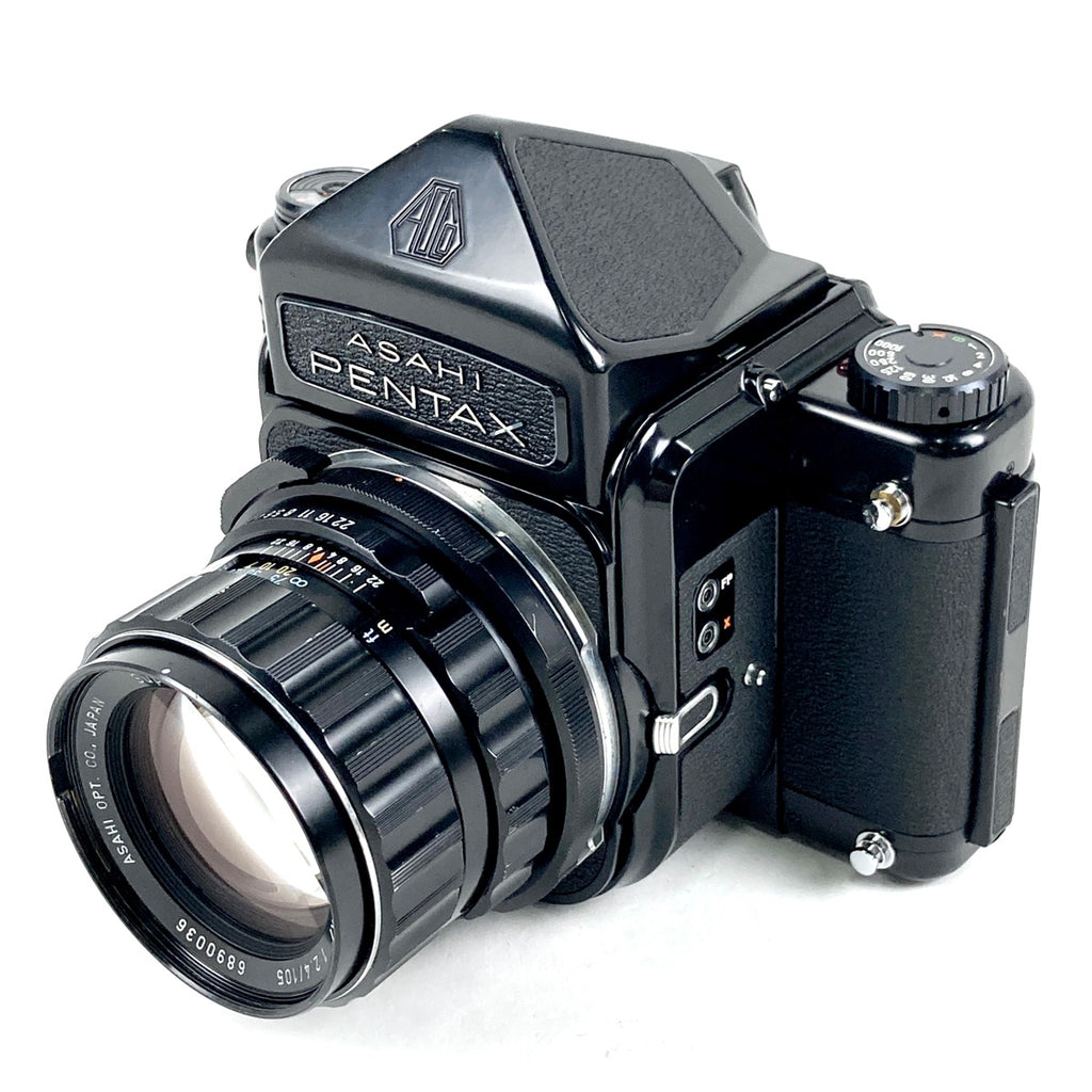 ペンタックス PENTAX 6X7 ＋ TAKUMAR 6X7 105mm F2.4 67 バケペン用 中判カメラ 【中古】