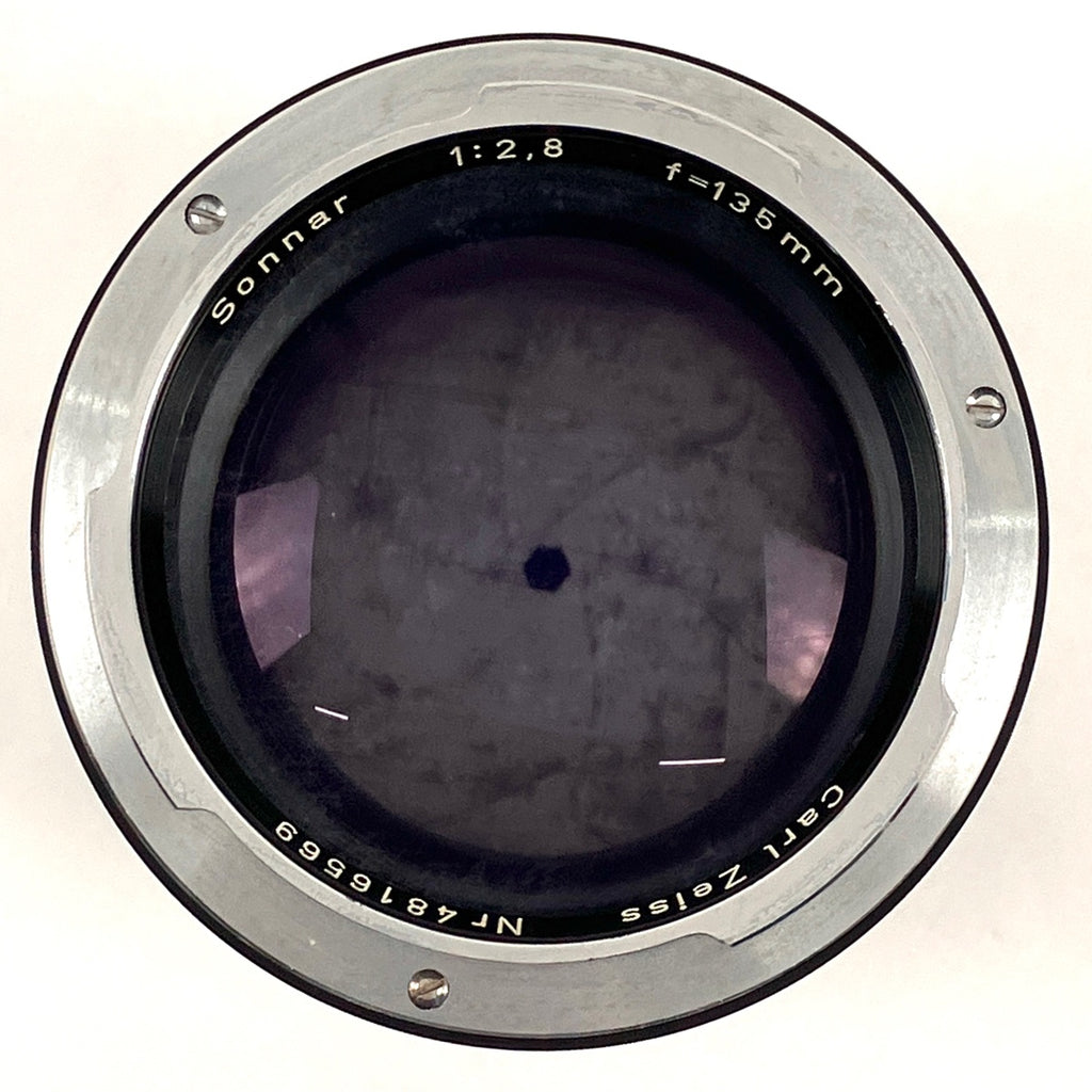 カール・ツァイス Carl Zeiss Sonnar 135mm F2.8（Contarexマウント）［ジャンク品］ 一眼カメラ用レンズ（マニュアルフォーカス） 【中古】