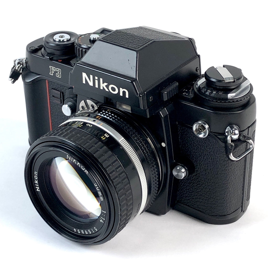 ニコン Nikon F3 アイレベル ＋ Ai-S NIKKOR 50mm F1.4 フィルム マニュアルフォーカス 一眼レフカメラ 【中古】