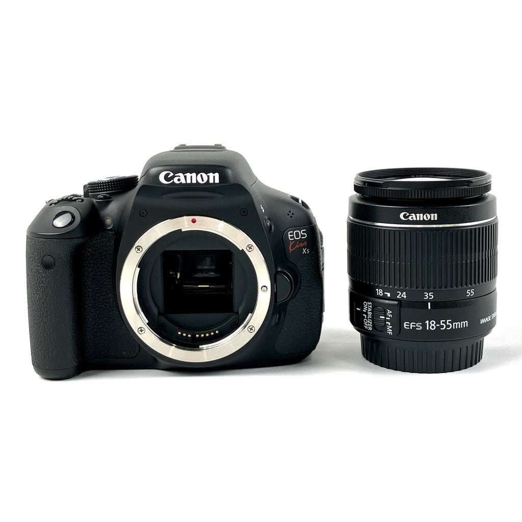 キヤノン Canon EOS Kiss X5 EF-S 18-55 IS II レンズキット デジタル 一眼レフカメラ 【中古】