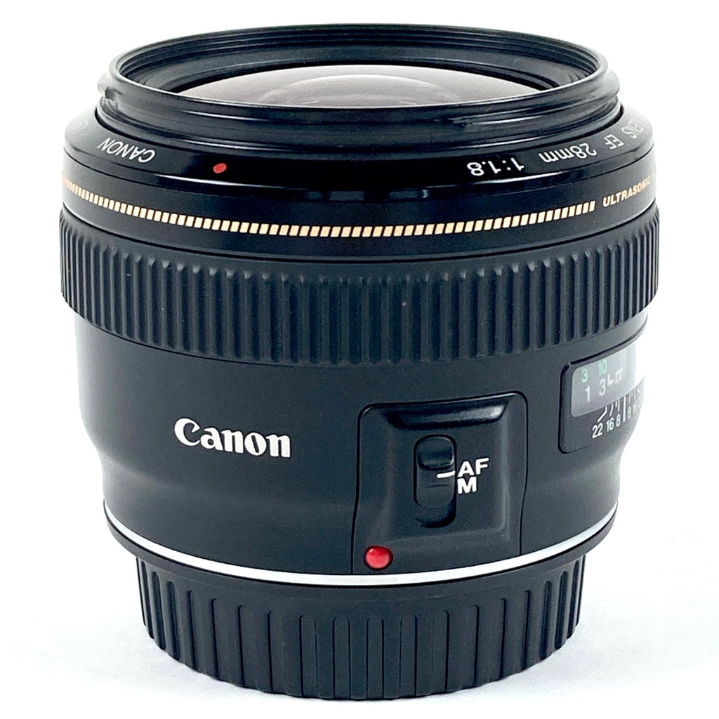 キヤノン Canon EF 28mm F1.8 USM 一眼カメラ用レンズ（オートフォーカス） 【中古】