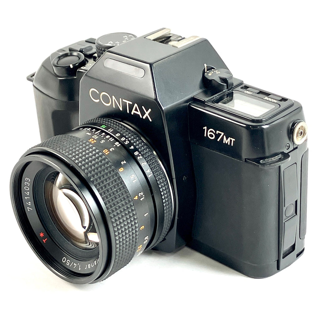 コンタックス CONTAX 167MT + Planar T* 50mm F1.4 AE プラナー［ジャンク品］ フィルム マニュアルフォーカス 一眼レフカメラ 【中古】