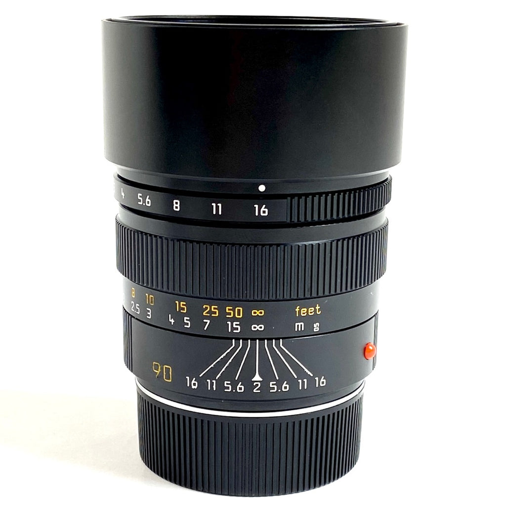 ライカ LEICA SUMMICRON-M 90mm F2 ズミクロン ブラック レンジファインダーカメラ用レンズ 【中古】