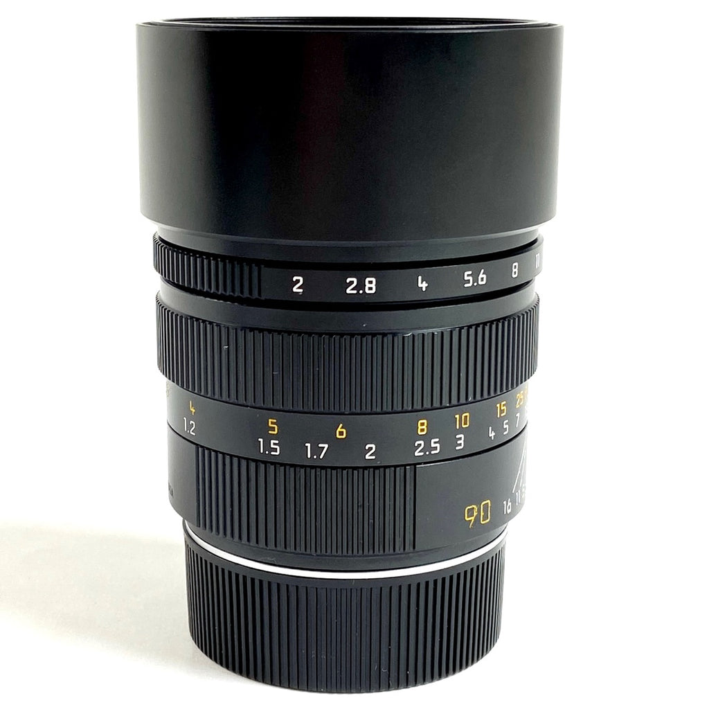 ライカ LEICA SUMMICRON-M 90mm F2 ズミクロン ブラック レンジファインダーカメラ用レンズ 【中古】