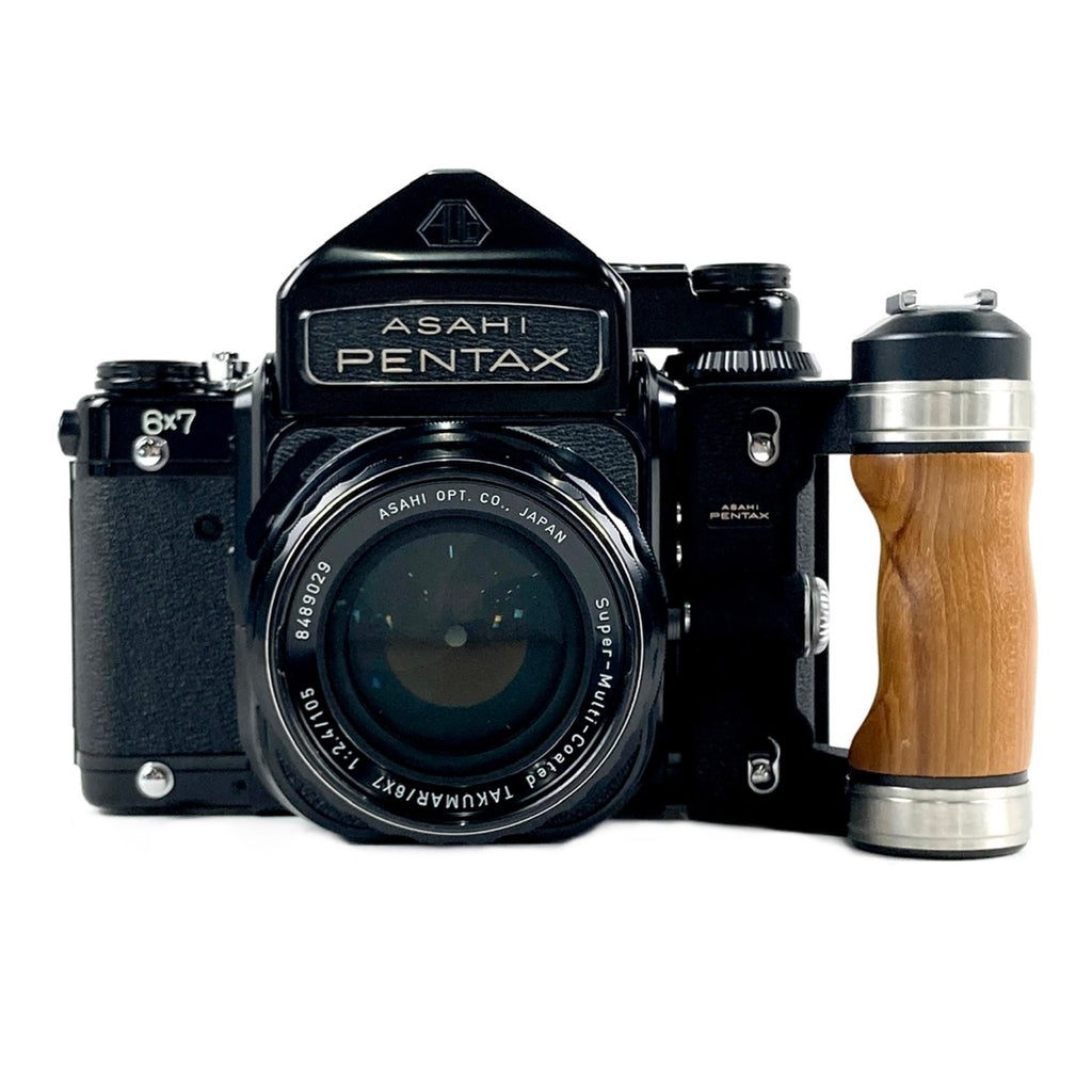 ペンタックス PENTAX 6×7 + TAKUMAR 6X7 105mm F2.4 67 バケペン用 中判カメラ 【中古】