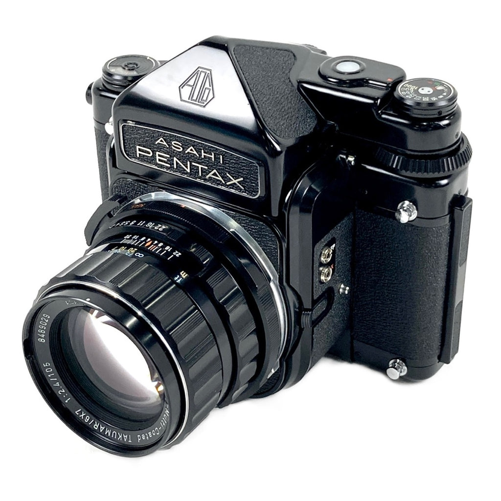 ペンタックス PENTAX 6×7 + TAKUMAR 6X7 105mm F2.4 67 バケペン用 中判カメラ 【中古】