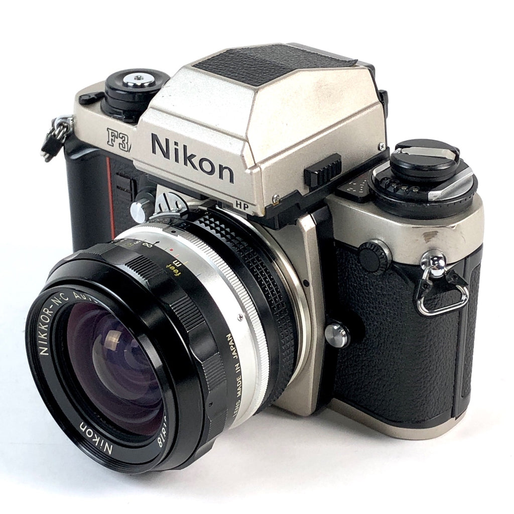 ニコン Nikon F3/T チタン シルバー ＋ NIKKOR-N.C Auto 24mm F2.8 Ai改 フィルム マニュアルフォーカス 一眼レフカメラ 【中古】