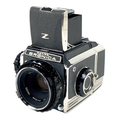 ゼンザブロニカ Zenza Bronica S2 後期 + NIKKOR-P 75mm F2.8 中判カメラ 【中古】