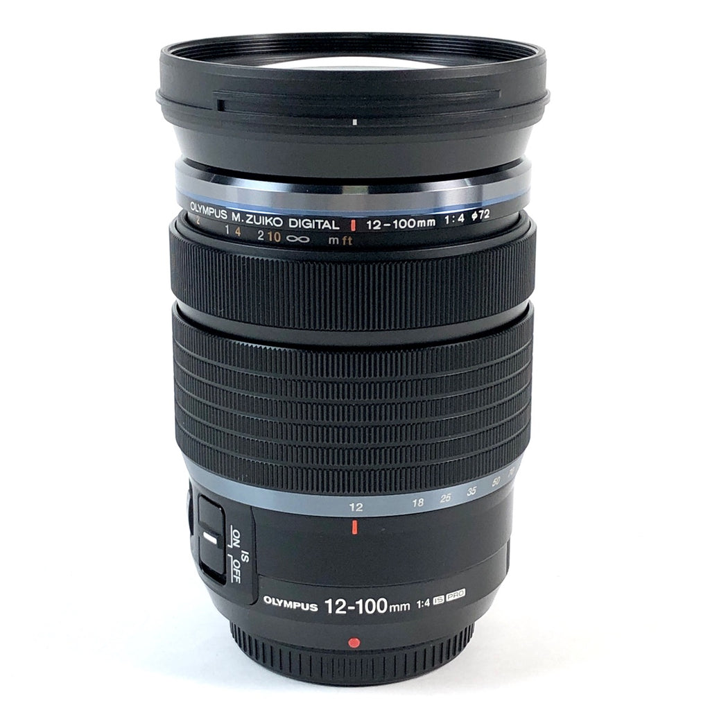 オリンパス OLYMPUS M.ZUIKO DIGITAL ED 12-100mm F4.0 IS PRO 一眼カメラ用レンズ（オートフォーカス） 【中古】