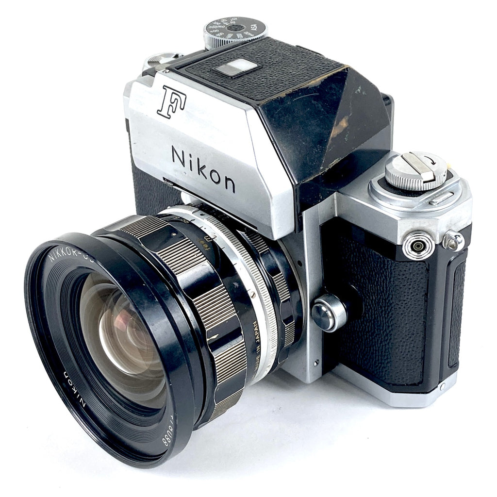 ニコン Nikon F フォトミック シルバー＋NIKKOR-UD Auto 20mm F3.5 フィルム マニュアルフォーカス 一眼レフカメラ 【中古】