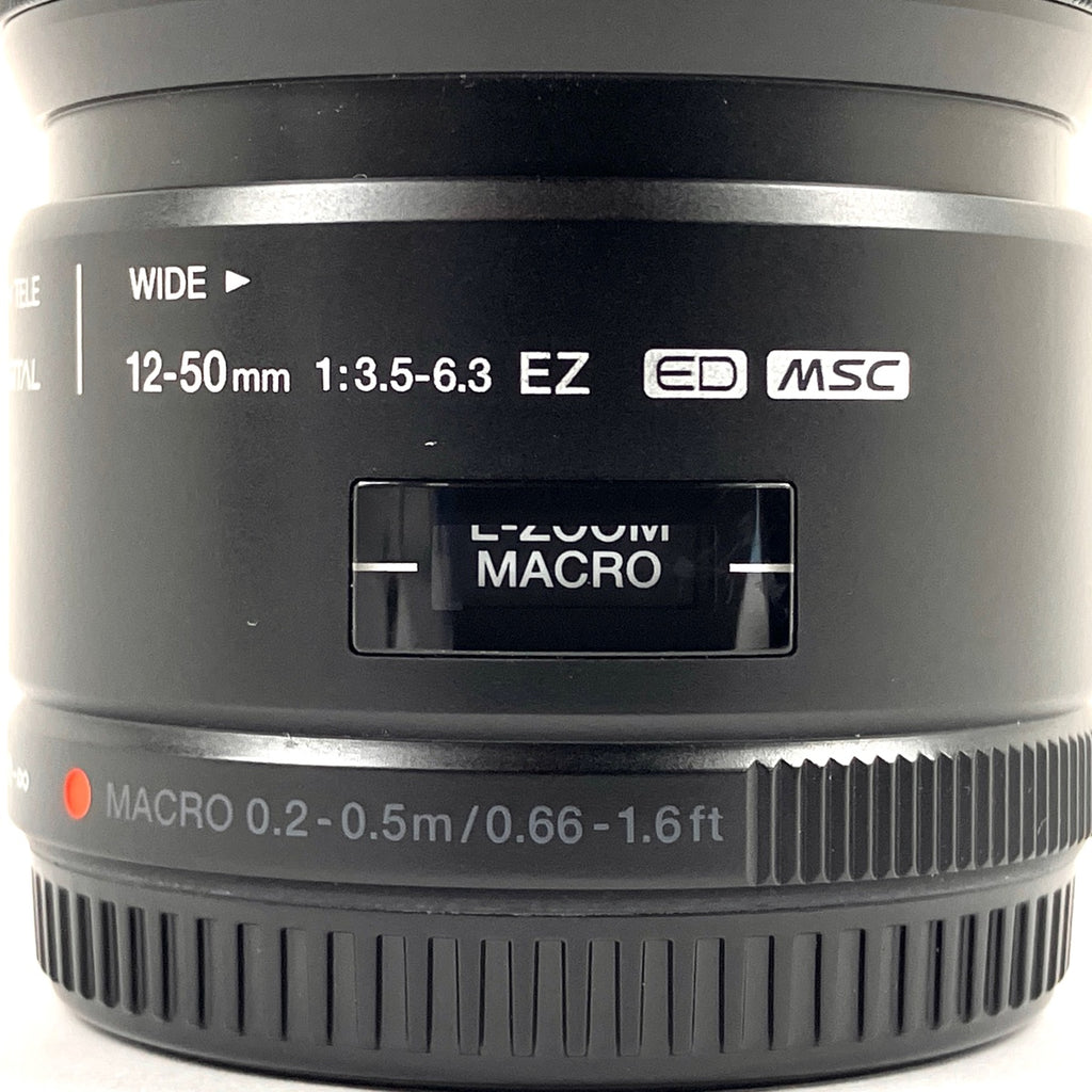 オリンパス OLYMPUS M.ZUIKO DIGITAL ED 12-50mm F3.5-6.3 EZ ブラック 一眼カメラ用レンズ（オートフォーカス） 【中古】