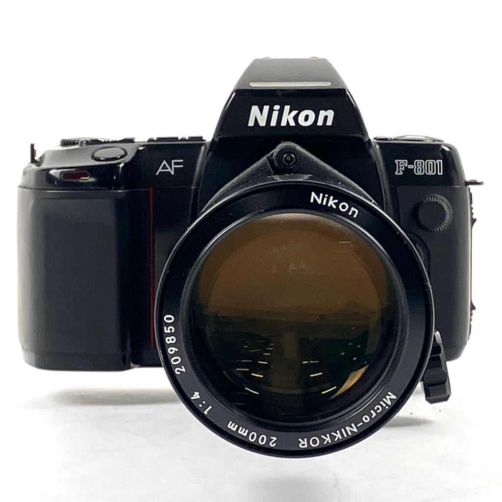 ニコン Nikon F-801＋Ai-S Micro-NIKKOR 200mm F4［ジャンク品］ フィルム オートフォーカス 一眼レフカメラ 【中古】