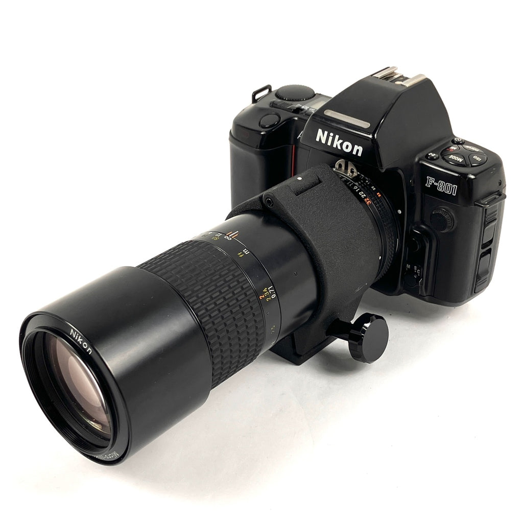 ニコン Nikon F-801＋Ai-S Micro-NIKKOR 200mm F4［ジャンク品］ フィルム オートフォーカス 一眼レフカメラ 【中古】