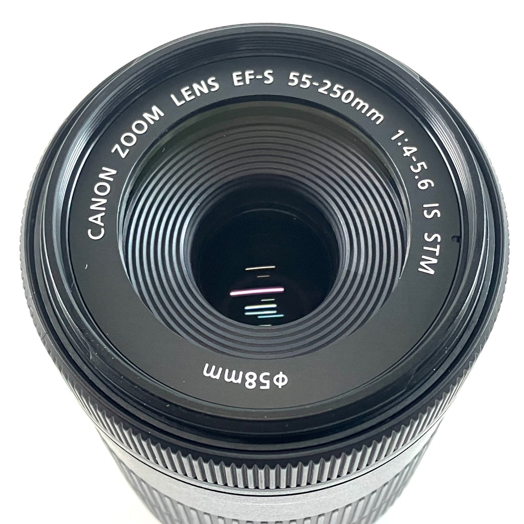 キヤノン Canon EF-S 55-250mm F4-5.6 IS STM 一眼カメラ用レンズ（オートフォーカス） 【中古】