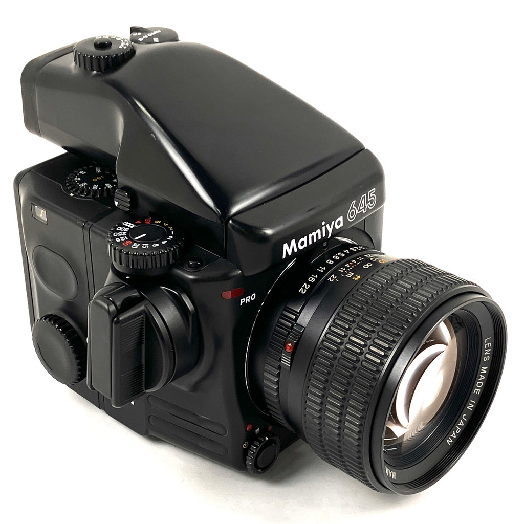 マミヤ Mamiya 645PRO (AE) + 80mm 中判カメラ 【中古】