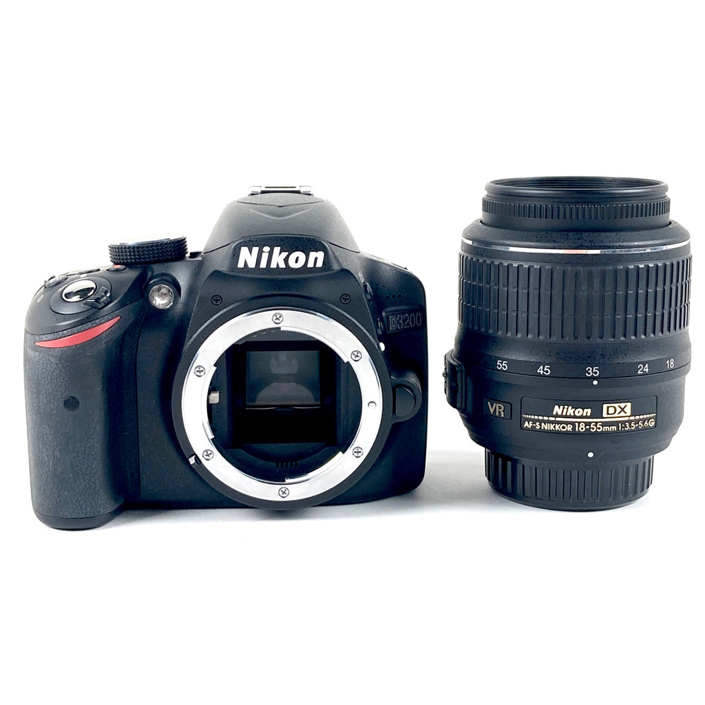 ニコン Nikon D3200 レンズキット ブラック デジタル 一眼レフカメラ 【中古】