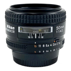 ニコン Nikon AF NIKKOR 50mm F1.4D 一眼カメラ用レンズ（オートフォーカス） 【中古】