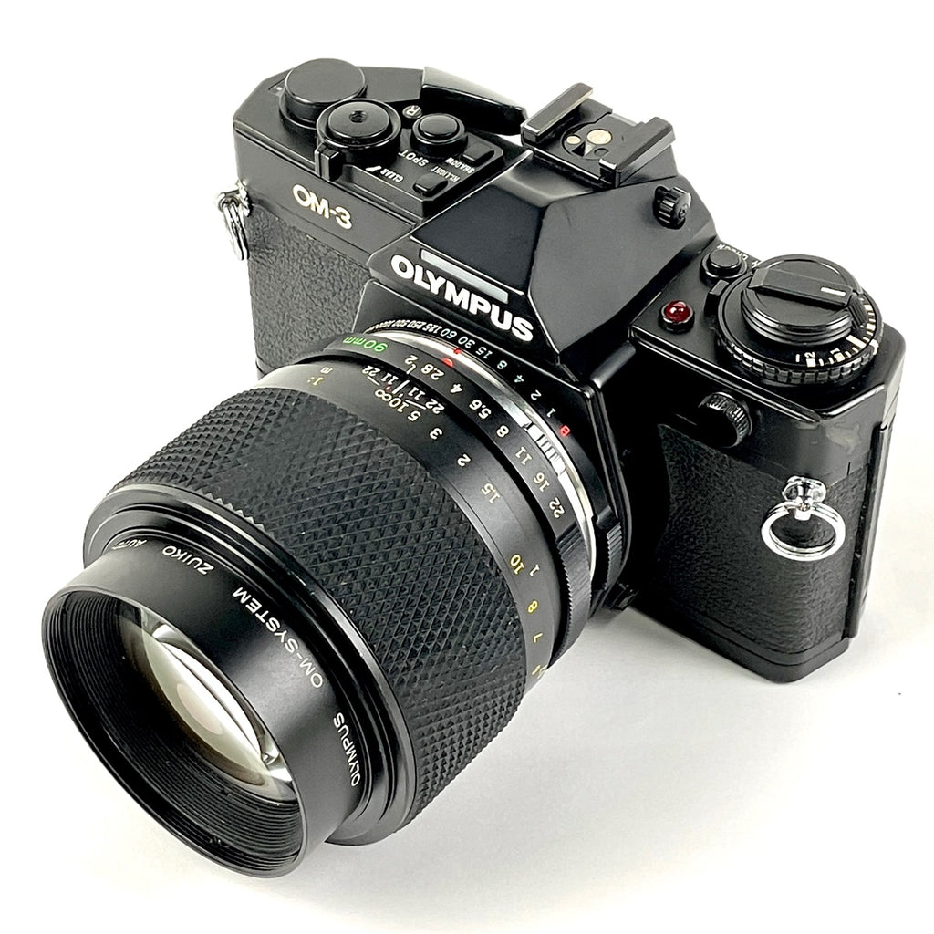 オリンパス OLYMPUS OM-3 + ZUIKO AUTO-MACRO 90mm F2 フィルム マニュアルフォーカス 一眼レフカメラ 【中古】