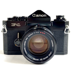 キヤノン Canon F-1 + FD 50mm F1.4 S.S.C. フィルム マニュアルフォーカス 一眼レフカメラ 【中古】