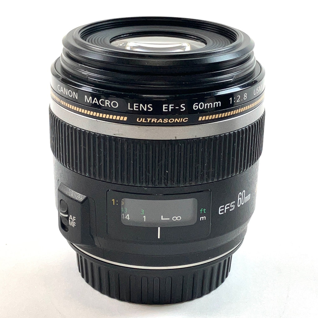 キヤノン Canon EF-S 60mm F2.8 MACRO USM 一眼カメラ用レンズ（オートフォーカス） 【中古】