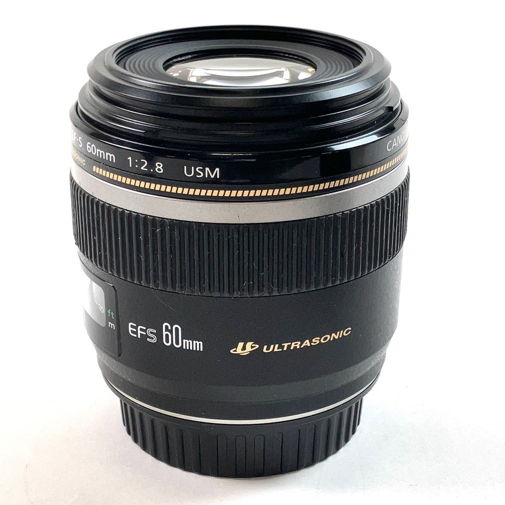 キヤノン Canon EF-S 60mm F2.8 MACRO USM 一眼カメラ用レンズ（オートフォーカス） 【中古】