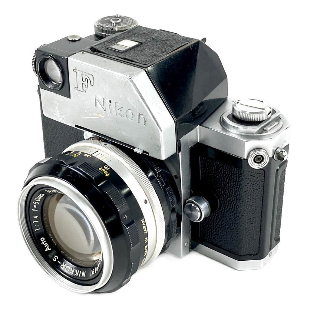 ニコン Nikon F フォトミック + NIKKOR-S Auto 50mm F1.4 フィルム マニュアルフォーカス 一眼レフカメラ 【中古】