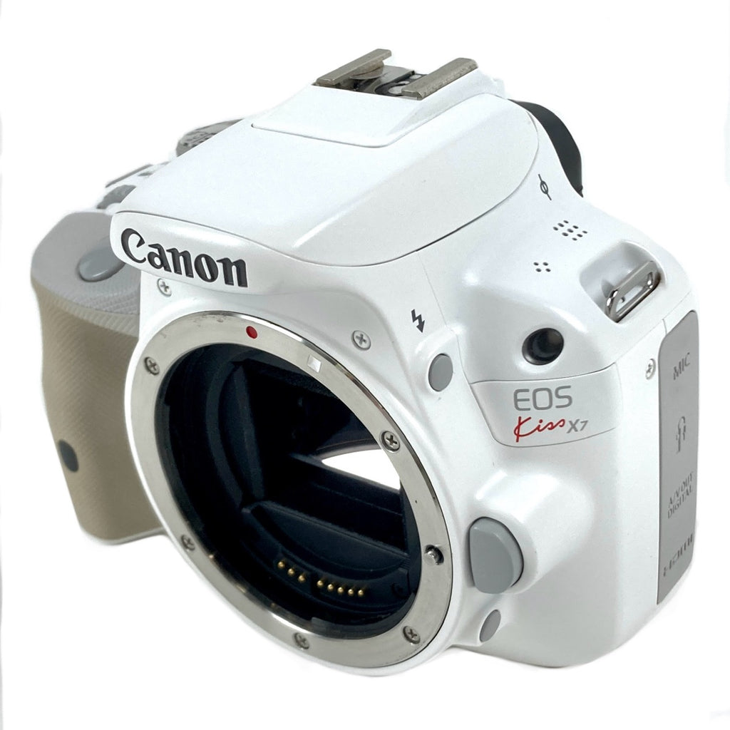 キヤノン Canon EOS Kiss X7 ホワイト ＋ EF-S 18-55mm F3.5-5.6 IS STM ホワイト デジタル 一眼レフカメラ 【中古】