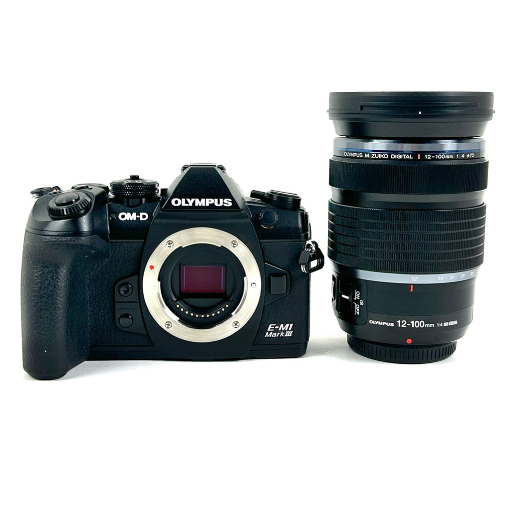 オリンパス OLYMPUS OM-D E-M1 Mark III + M.ZUIKO DIGITAL ED 12-100mm F4.0 IS PRO デジタル ミラーレス 一眼カメラ 【中古】