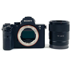 ソニー SONY α7II  ILCE-7M2+Sonnar T* FE 55mm F1.8 ZA SEL55F18Z デジタル ミラーレス 一眼カメラ 【中古】