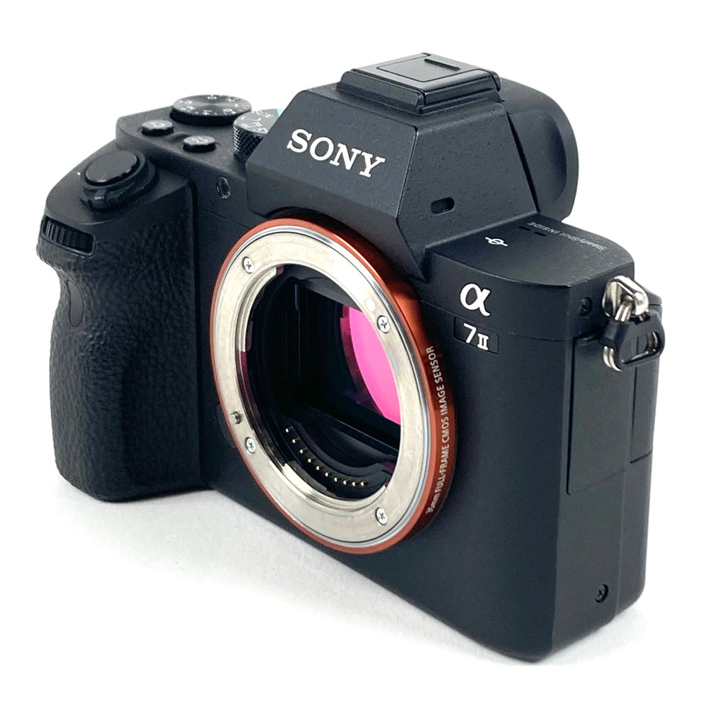 ソニー SONY α7II  ILCE-7M2+Sonnar T* FE 55mm F1.8 ZA SEL55F18Z デジタル ミラーレス 一眼カメラ 【中古】