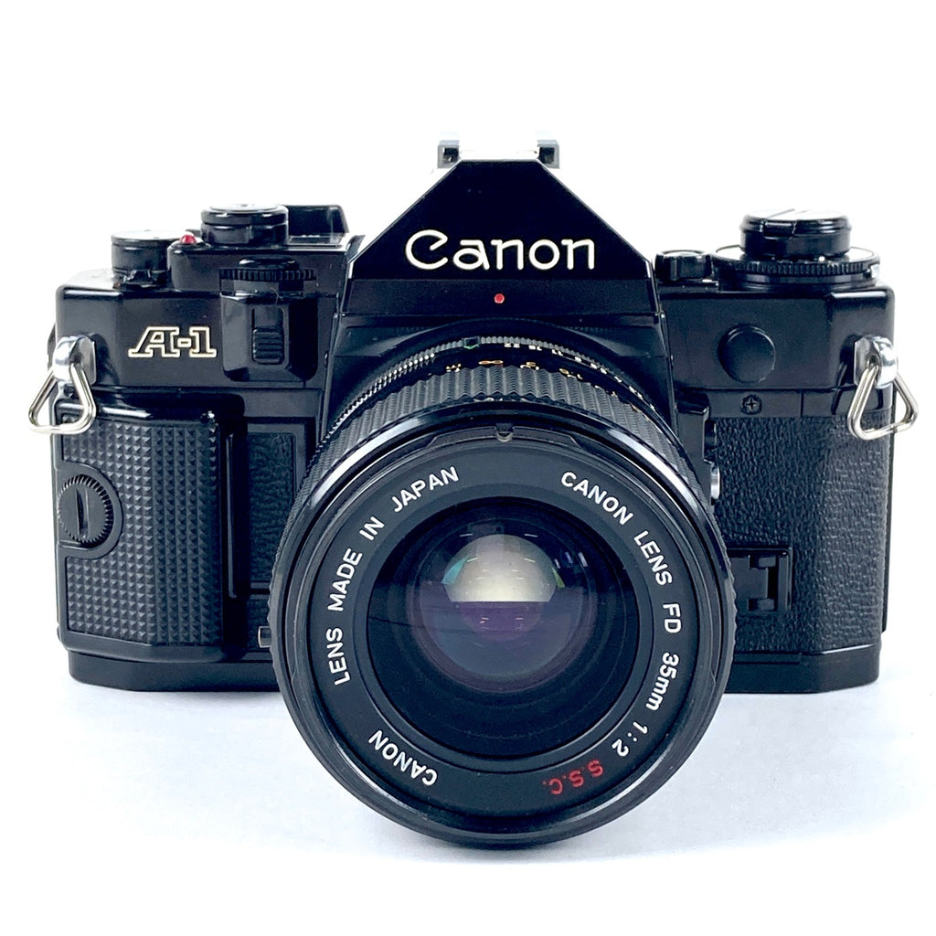 キヤノン Canon A-1 + FD 35mm F2 S.S.C. 後期 （緑A付）［ジャンク品］ フィルム マニュアルフォーカス 一眼レフカメラ 【中古】