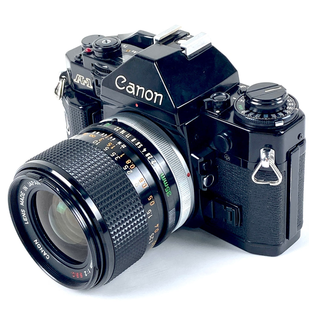 キヤノン Canon A-1 + FD 35mm F2 S.S.C. 後期 （緑A付）［ジャンク品］ フィルム マニュアルフォーカス 一眼レフカメラ 【中古】