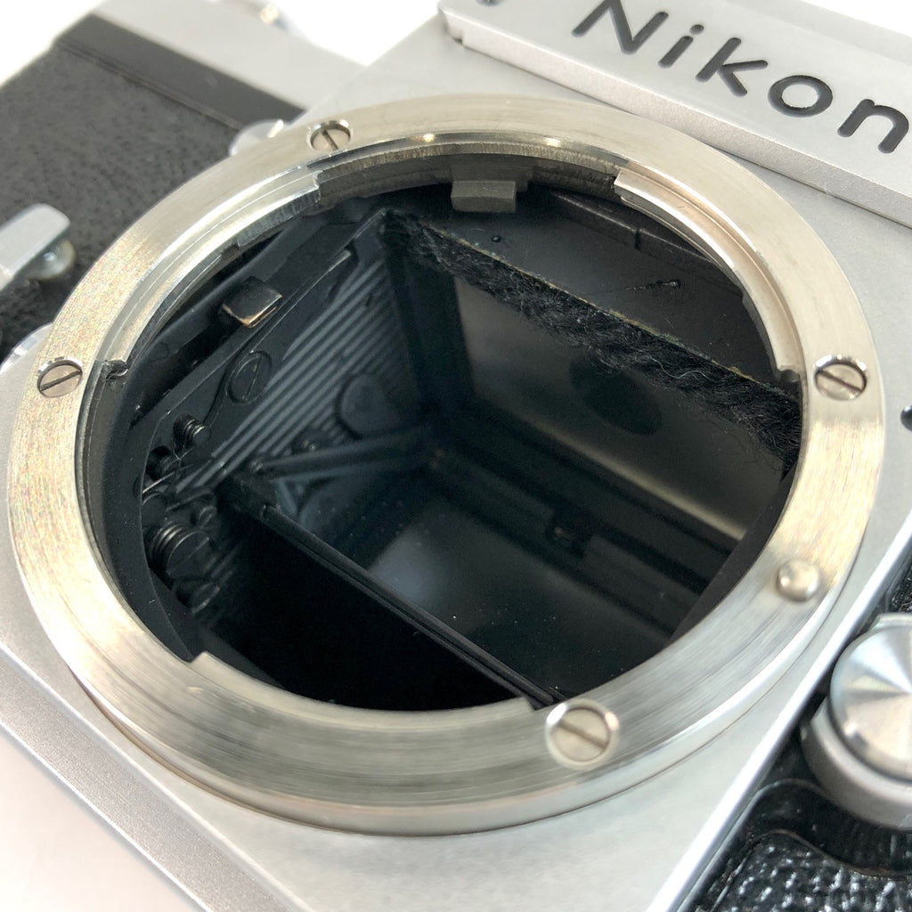 ニコン Nikon F アイレベル シルバー ＋ NIKKOR-H Auto 50mm F2 フィルム マニュアルフォーカス 一眼レフカメラ 【中古】