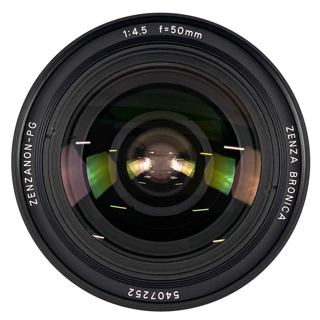 ゼンザブロニカ Zenza Bronica ZENZANON PG 50mm F4.5 GS-1用 中判カメラ用レンズ 【中古】