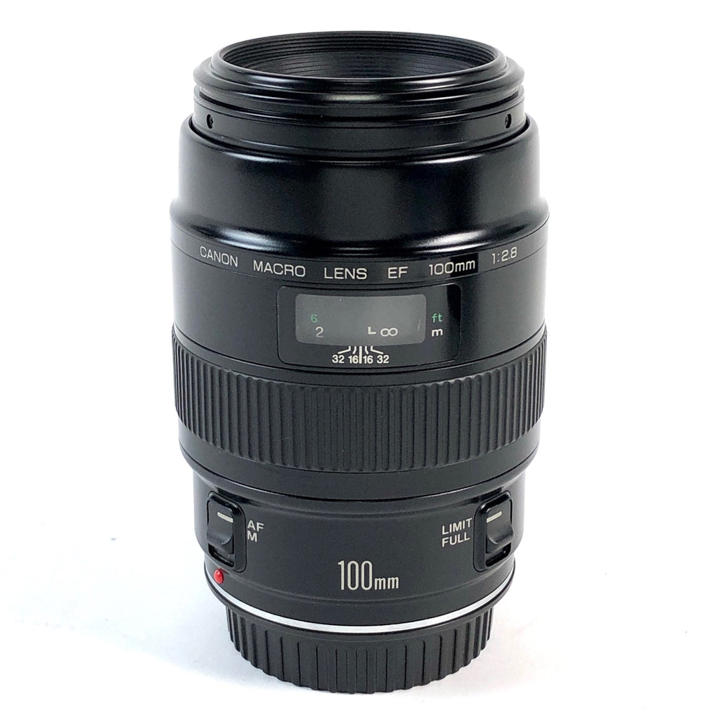 キヤノン Canon EF 100mm F2.8 MACRO 一眼カメラ用レンズ（オートフォーカス） 【中古】