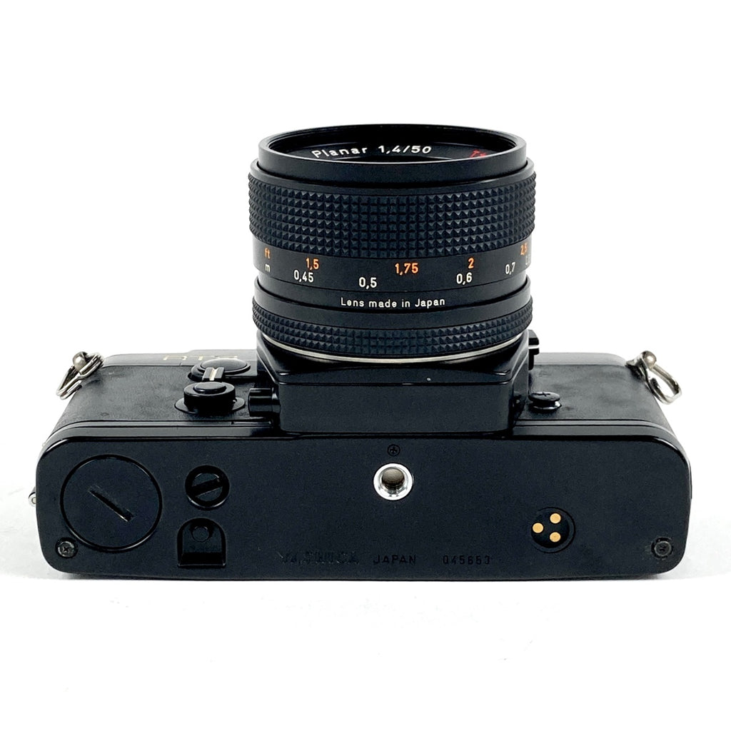 コンタックス CONTAX RTS + Planar T* 50mm F1.4 AE プラナー ［ジャンク品］ フィルム マニュアルフォーカス 一眼レフカメラ 【中古】