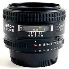 ニコン Nikon AF NIKKOR 50mm F1.4D 一眼カメラ用レンズ（オートフォーカス） 【中古】