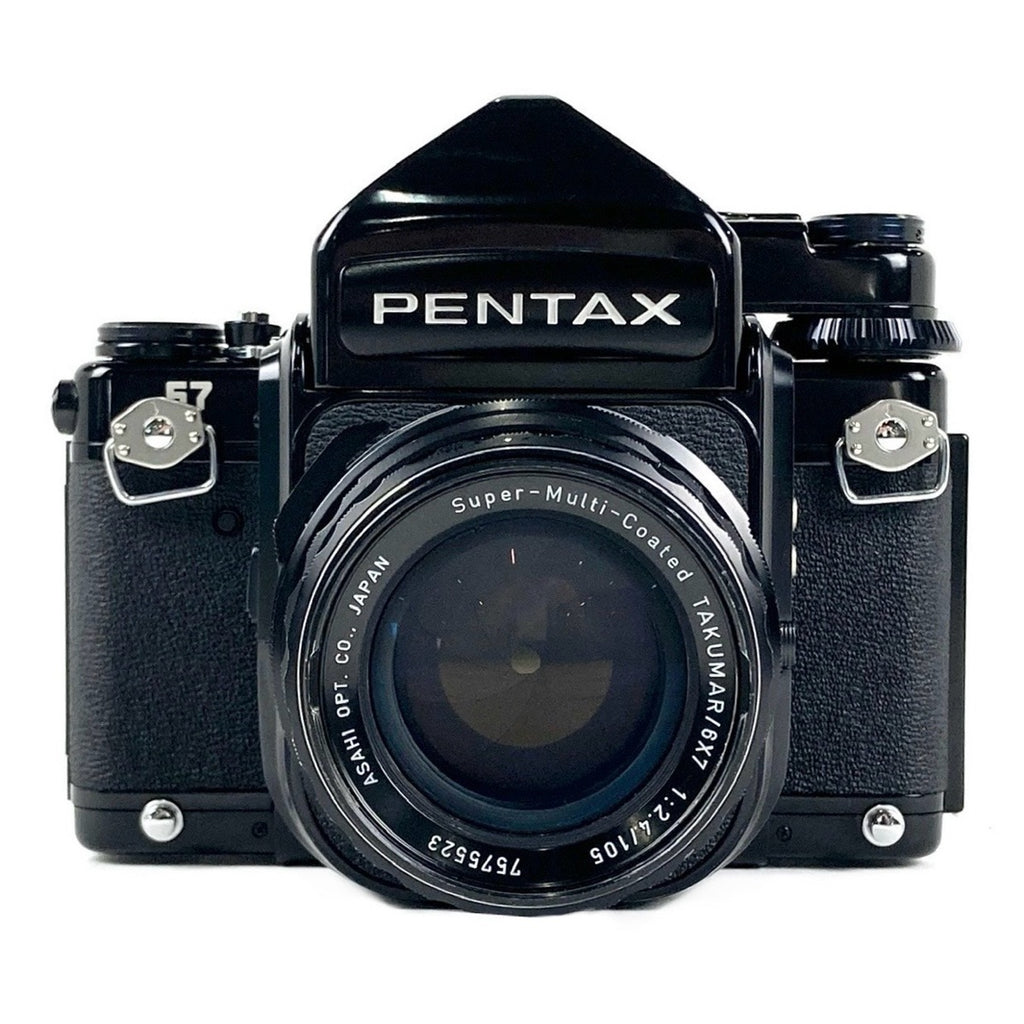 ペンタックス PENTAX 67 ＋ TAKUMAR 6X7 105mm F2.4 67 バケペン用 中判カメラ 【中古】