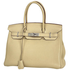 エルメス バーキン 30 ハンドバッグ トゴ ベージュ □L レディース 【中古】brbag