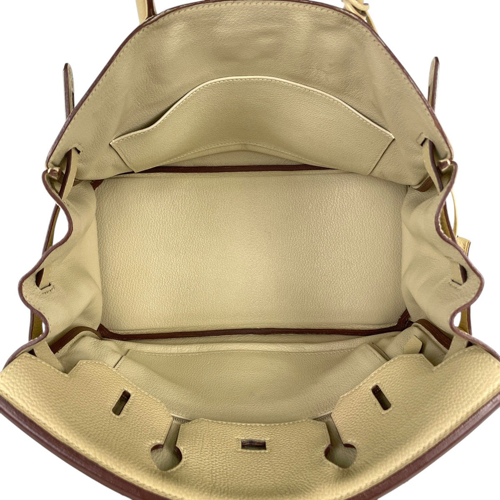 エルメス バーキン 30 ハンドバッグ トゴ ベージュ □L レディース 【中古】brbag