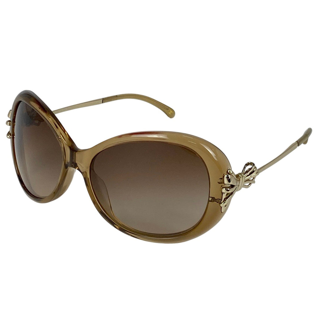 シャネル ココマーク グラデーション サングラス アイウェア リボン サングラス メタル プラスチック ゴールド 5178 レディース 【中古】brbag