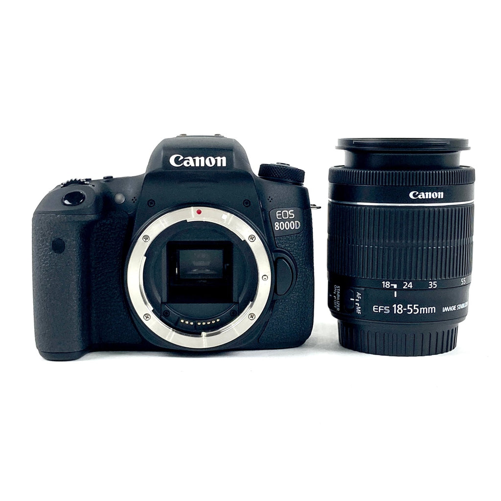 キヤノン Canon EOS 8000D + EF-S 18-55mm F3.5-5.6 IS STM デジタル 一眼レフカメラ 【中古】