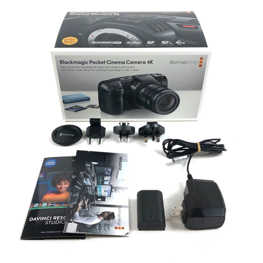 ブラックマジックデザイン Blackmagic Design Blackmagic Pocket Cinema Camera 4K（マイクロフォーサーズマウント） デジタルビデオカメラ 【中古】