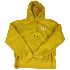 【在庫一掃】 クリスチャンディオール CD ICON パーカー スウェットシャツ トップス パーカー コットン イエロー メンズ 【中古】 brapp