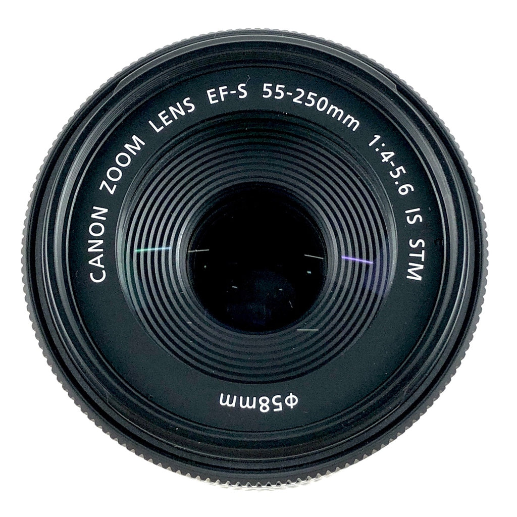 キヤノン Canon EF-S 55-250mm F4-5.6 IS STM 一眼カメラ用レンズ（オートフォーカス） 【中古】