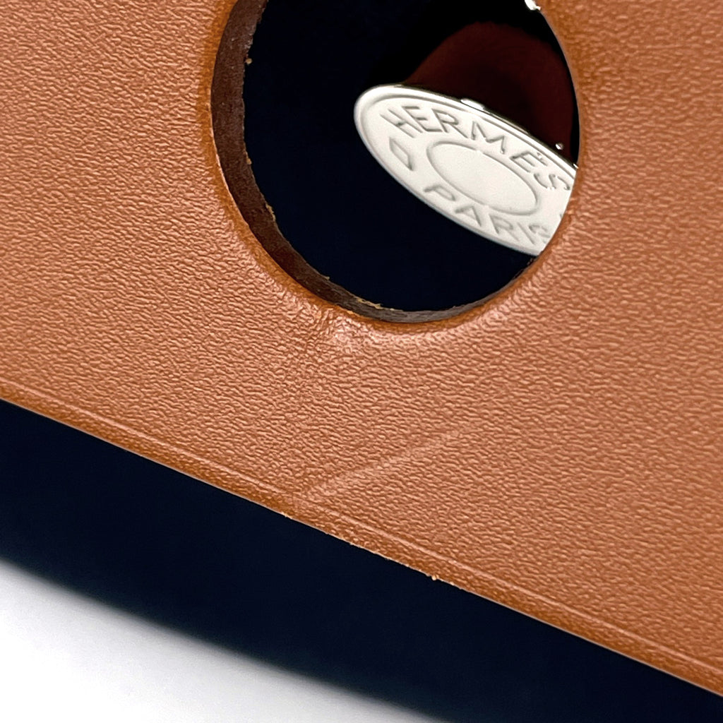 エルメス エールバッグ ジップ PM 2WAY ショルダーバッグ ハンドバッグ キャンバス ネイビー Ｗ レディース 【中古】 brbag