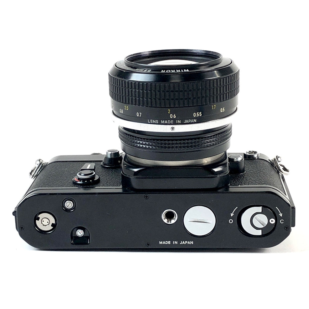 ニコン Nikon F2 フォトミック SB ブラック + NIKKOR 55mm F1.2 非Ai フィルム マニュアルフォーカス 一眼レフカメラ 【中古】