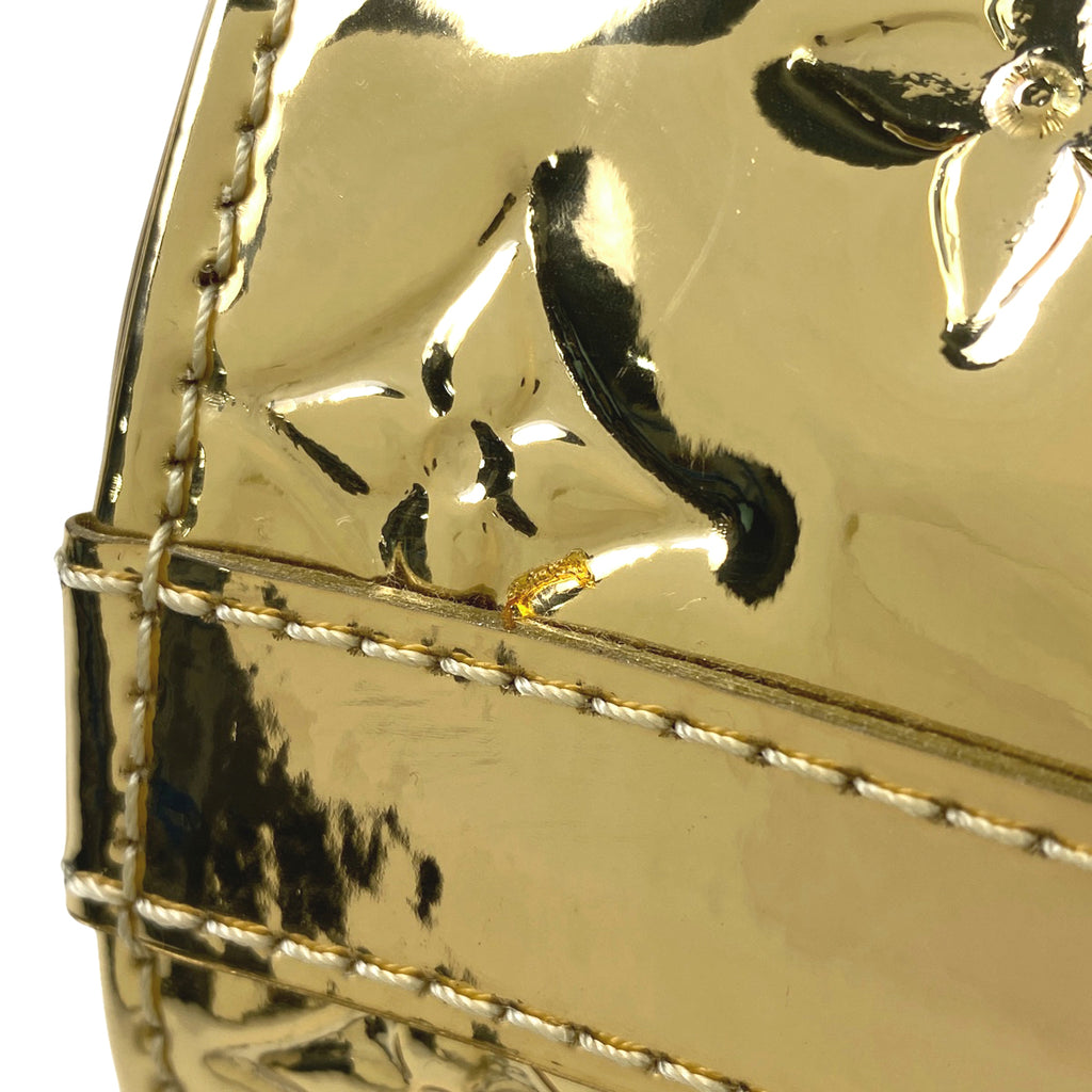 ルイ・ヴィトン パピヨン バレルバッグ 筒型 モノグラム ミロワール ハンドバッグ モノグラム ドレ(ゴールド) M95270 レディース 【中古】