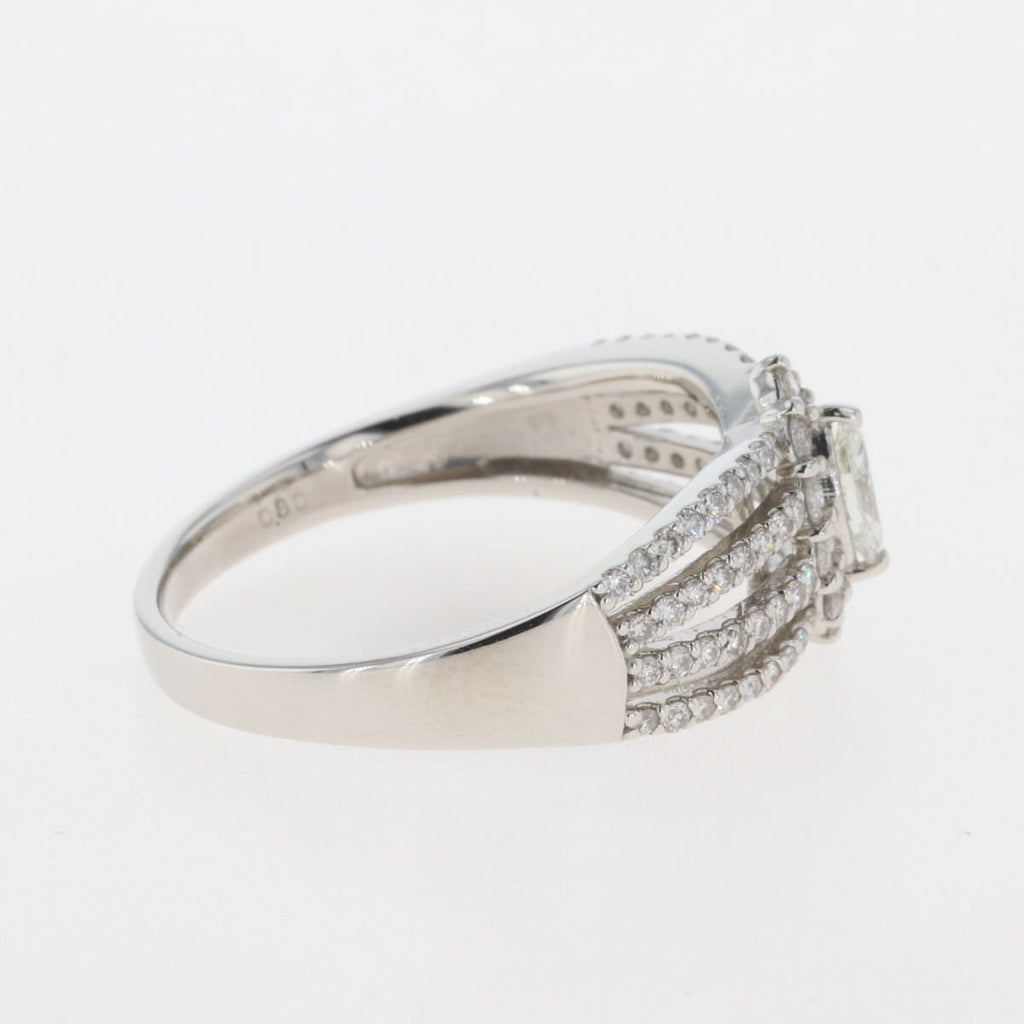 メレダイヤ デザインリング プラチナ 指輪 リング 20号 Pt950 ダイヤモンド メンズ 【中古】 
 ラッピング可