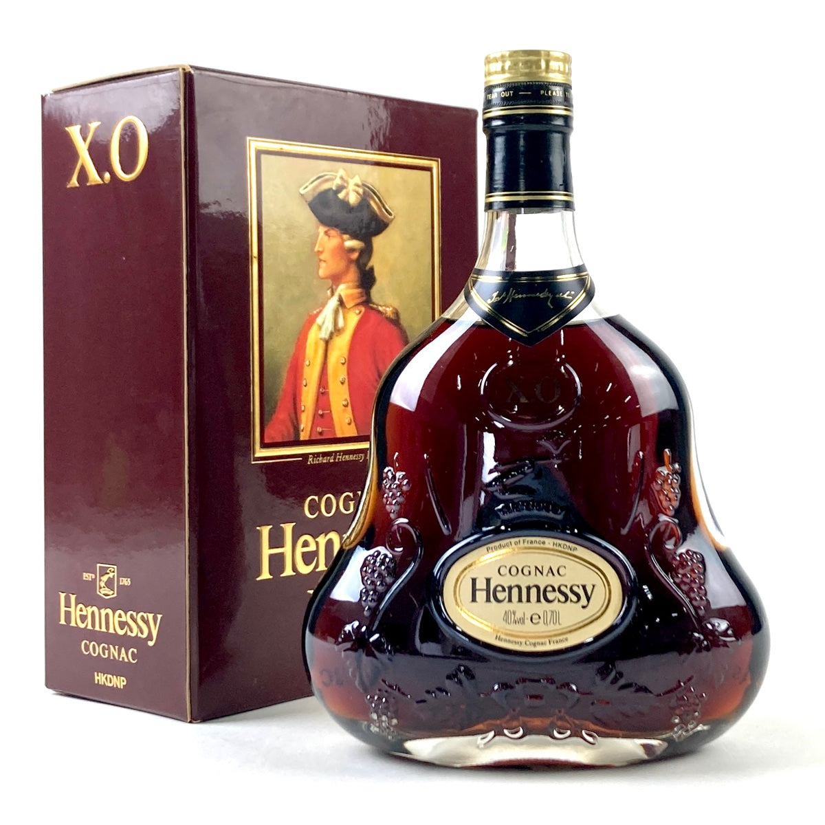 バイセル公式】ヘネシー Hennessy XO 金キャップ クリアボトル 700ml 